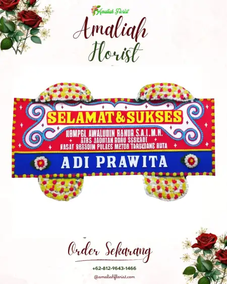 Papan Bunga Ucapan Selamat Bimorejo